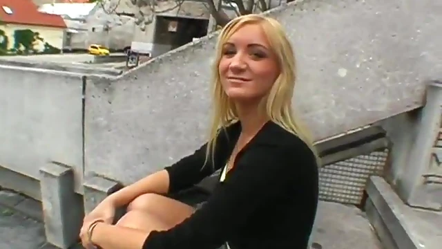 Stunning Blonde Delivers Impressive Blowjob Before Hardcore Public Sex Showdown