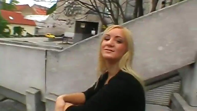 Stunning Blonde Delivers Impressive Blowjob Before Hardcore Public Sex Showdown