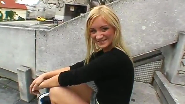 Stunning Blonde Delivers Impressive Blowjob Before Hardcore Public Sex Showdown