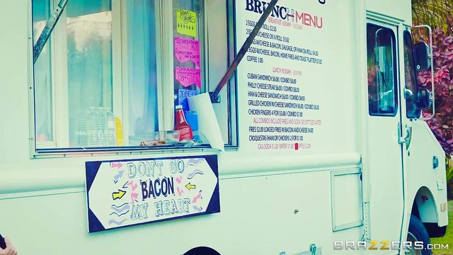 Alex Blake Whips Up Ice Cream While Getting Fucked Hard