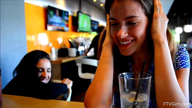 Intimate Sweet Girls Explore Each Other Publicly for Steamy Action