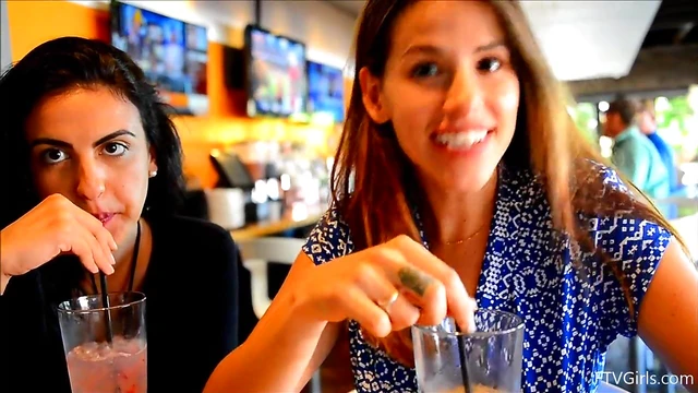 Intimate Sweet Girls Explore Each Other Publicly for Steamy Action