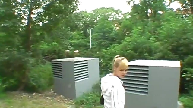 Outdoor Adventure with Ellen Saint: Hot Fucking of Mature Blonde Friend