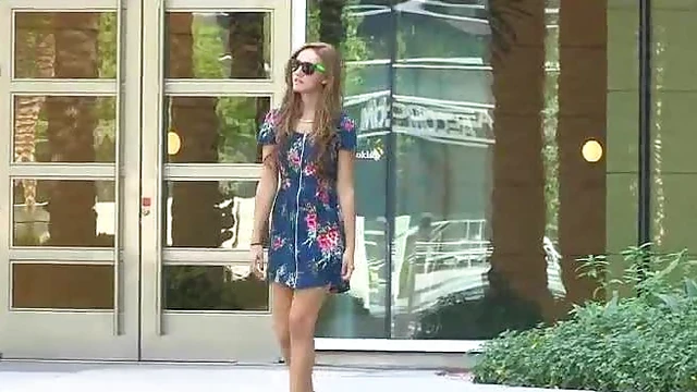 Outdoor Slut Shows Off Her Sexy Body While Self-Pleasing Sensually