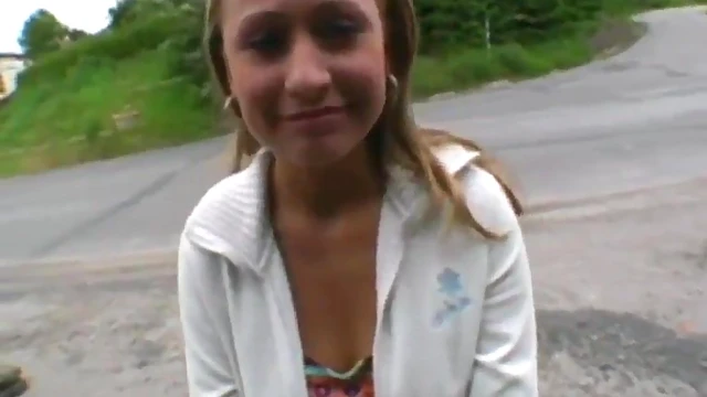 Hot Blonde Amateur Gives Head & fucks With Wet Panties On in POV Action