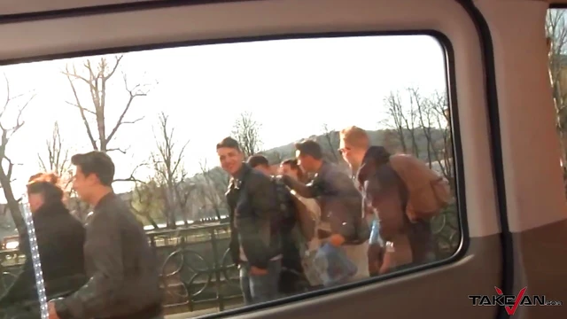 Hot Redhead Amateur Tina Enjoys MMF Threesome Car Sex Adventure