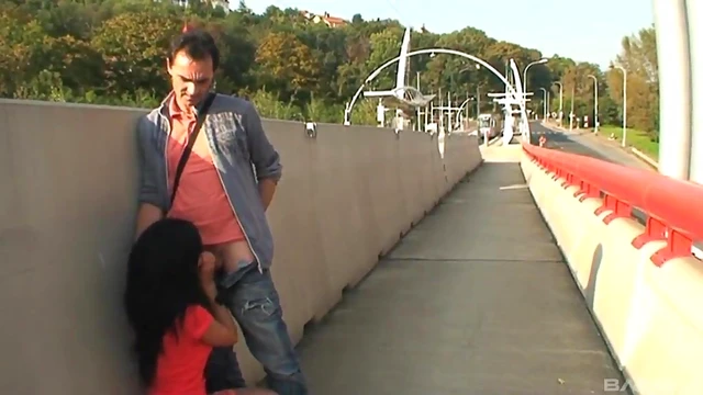 Sultry Czech Star Gets Pussy Fingered Publicly Before Hot Blowjob Action