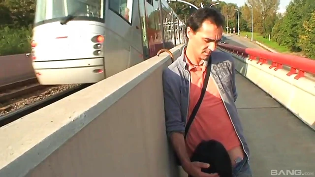 Sultry Czech Star Gets Pussy Fingered Publicly Before Hot Blowjob Action