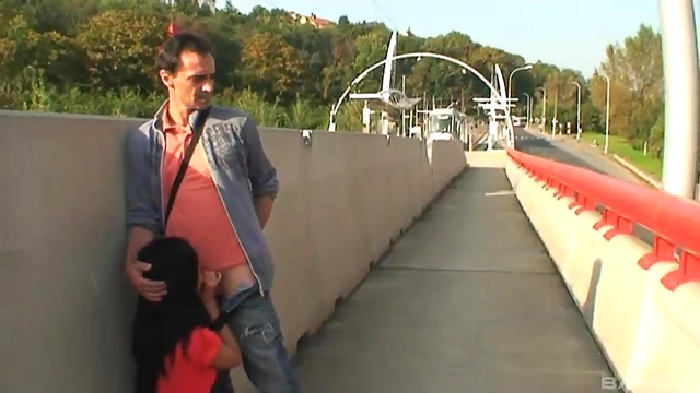 Sultry Czech Star Gets Pussy Fingered Publicly Before Hot Blowjob Action