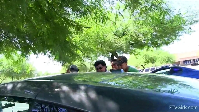 Sexy Kelsey Displays Her Busty Cleavage In Shop And Publicly On Street