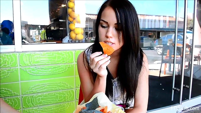 Cute Lesbians Spark Desire With Passionate Public Kisses