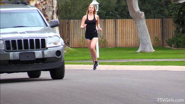 Khloe's Flexible Body Reveals Tits & Pussy in Public Seduction Showdown