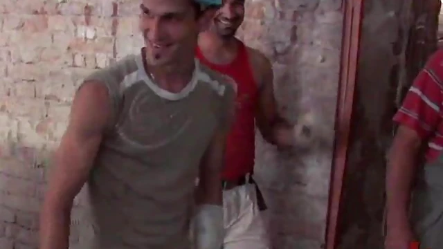 Seductive Brunette Enjoys Sultry Skin-on-Skin Stroll Indoors