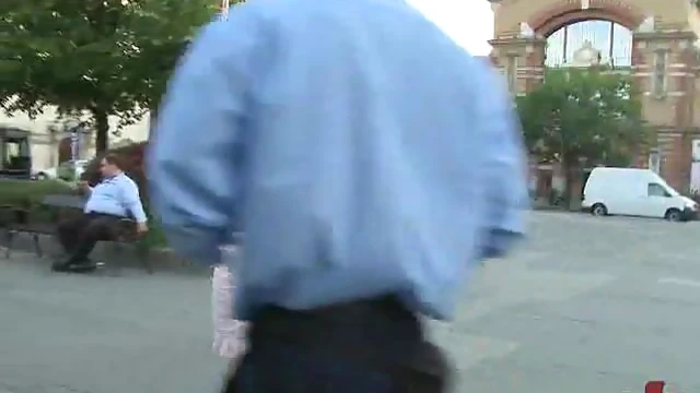 Seductive Brunette Enjoys Sultry Skin-on-Skin Stroll Indoors