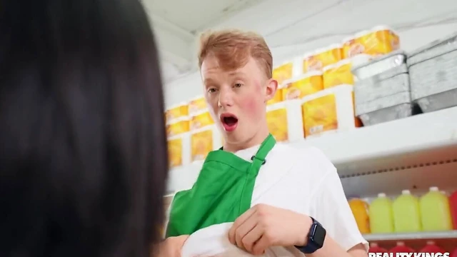 Sultry Store Quickie: Slutty Kitten Gets Anal Fucked Late Night