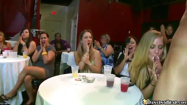 Sizzling Chicks Seduce With Oral Pleasure at Nightclub Orgies