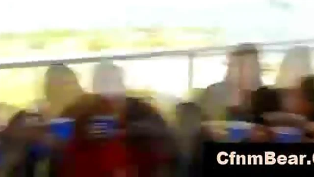 Sizzling Latin Bombshell Gets Brutally Fucked Amidst Hung Guys' Stares