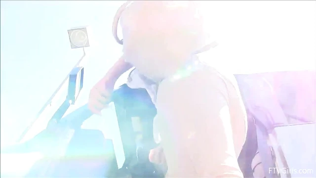 Naughty Hottie Seduces Stranger Amidst Busy Shopping Mall Chaos