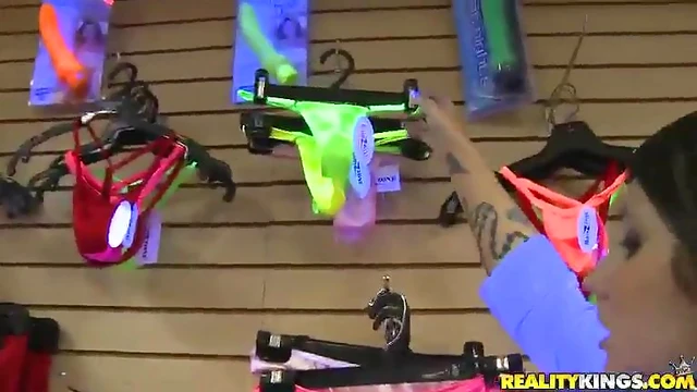 Shy Girl Buys Underwear but Gets Surprised by Intimate Sex-for-Cash Encounter