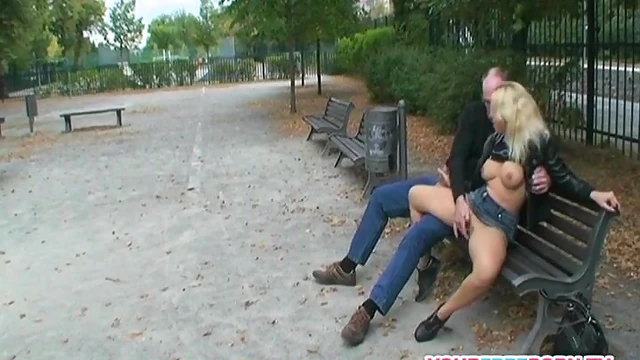 Passionate Couple Engages in Explicit Sex on Public Bench
