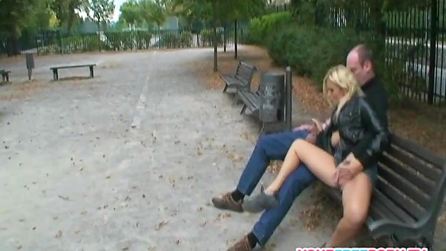 Passionate Couple Engages in Explicit Sex on Public Bench