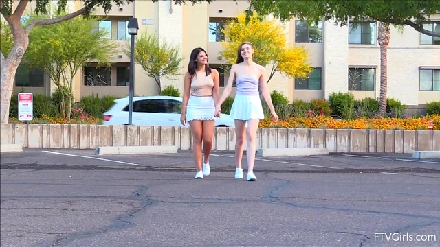 Eva & Violet Kiss Passionately While Exploring Each Other's Bodies Deeply