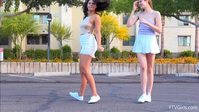 Eva & Violet Kiss Passionately While Exploring Each Other's Bodies Deeply