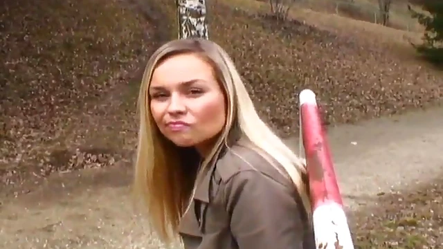 Exotic Czech Blonde Sluts It Out With Rough Public Sex Adventure