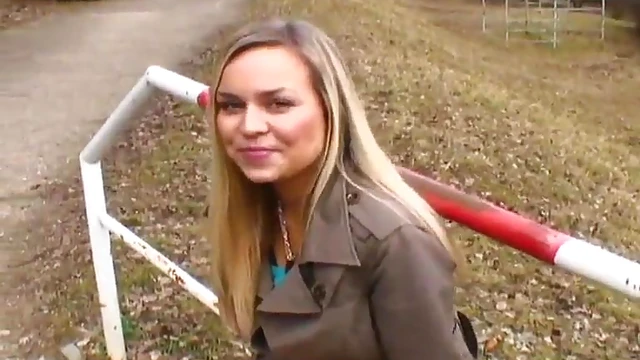 Exotic Czech Blonde Sluts It Out With Rough Public Sex Adventure