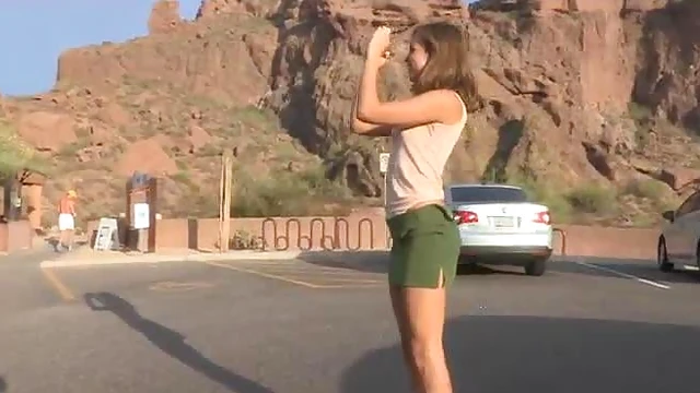 Sexy Neighbor Shows Off Her Curves For All To Enjoy Naturally