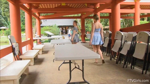 Travelling Duo: Nicole & Veronica Seduce Each Other With Teasing Touches