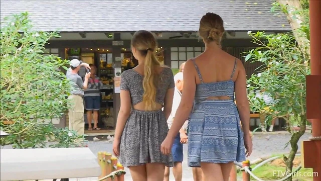 Travelling Duo: Nicole & Veronica Seduce Each Other With Teasing Touches