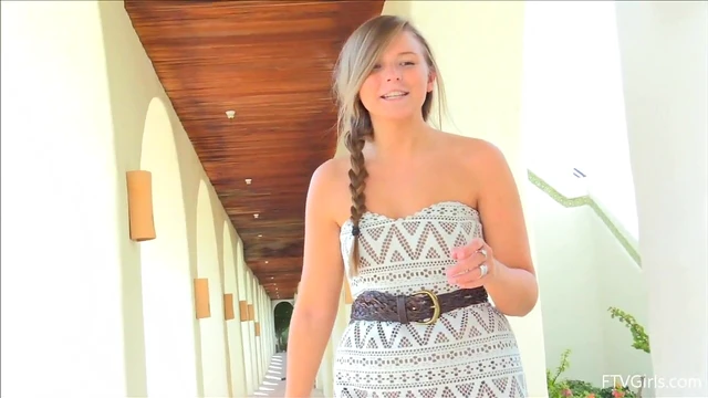 Sultry Woman Uses Stairs for Her Most Seductive Masturbation Ritual