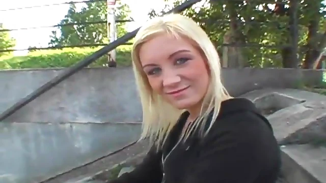 Blonde Teen Delivers Mind-Bending Blowjob in POV Action