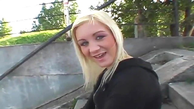 Blonde Teen Delivers Mind-Bending Blowjob in POV Action