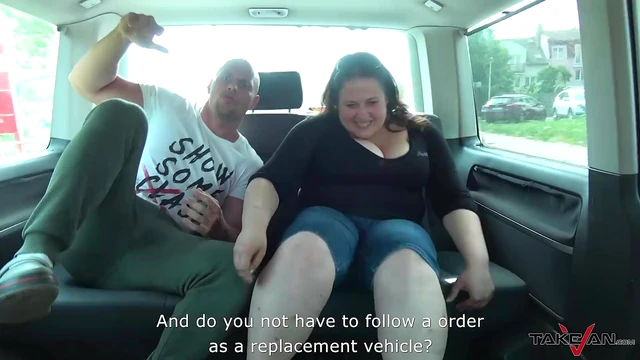 Sexy Tyna Talks Girls Into Stripping Inside Hot Car Encounter