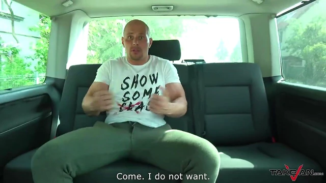 Sexy Tyna Talks Girls Into Stripping Inside Hot Car Encounter