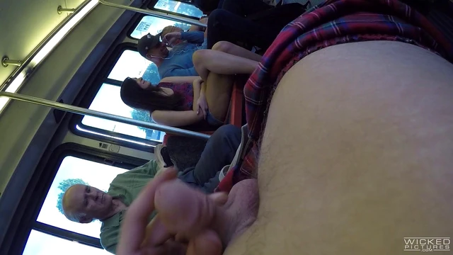 Cowgirl Gets Hardcore Smashed on Public Bus Ride Thrill