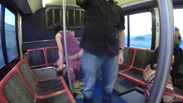 Cowgirl Gets Hardcore Smashed on Public Bus Ride Thrill