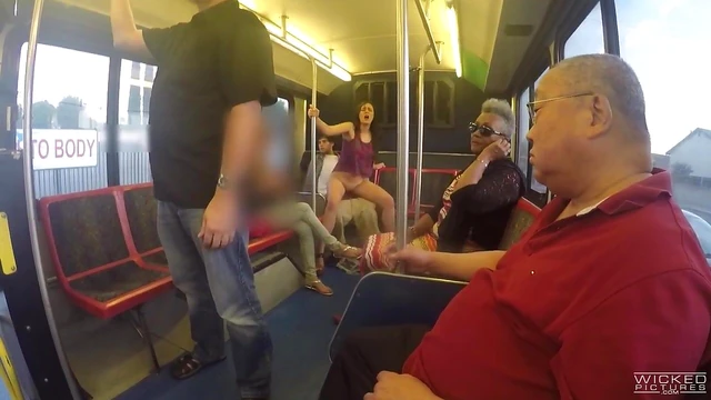 Cowgirl Gets Hardcore Smashed on Public Bus Ride Thrill
