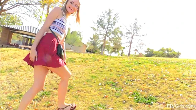 Blonde Teen Teases with Her Perfect Body Before Hot Sex