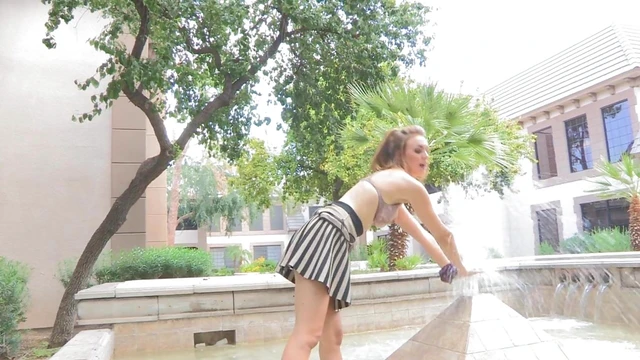 Mikayla's Natural Tits & Sexy Cucumber Self-Pleasure Showdown