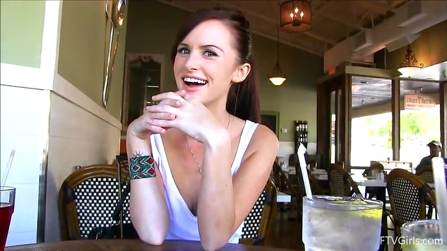 Tipsy Temptress Jayden Dazzles by Showing Off Her Goods at Dinner!