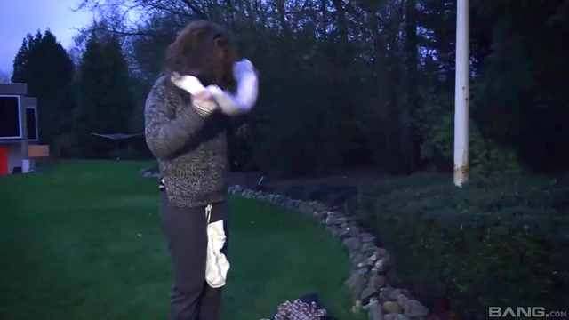 Seductive Bunny Baby Tempts Elderly Man into Heated Passionate Sex