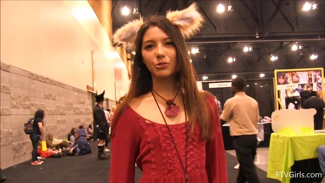 Melody's Sexy Public Adventure: Stuffing Her Pussy With Fruit Sensually