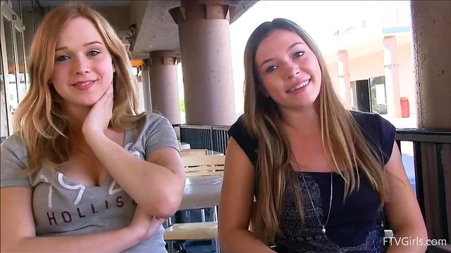 Adorable Teens Alaina & Aurielee Showcase Their Naturally Sexy Tits