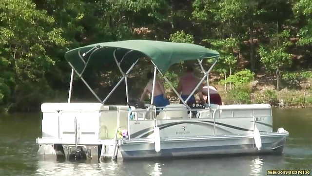 Cowgirl Beauties Relaxing in Bikinis by the Poolside Together