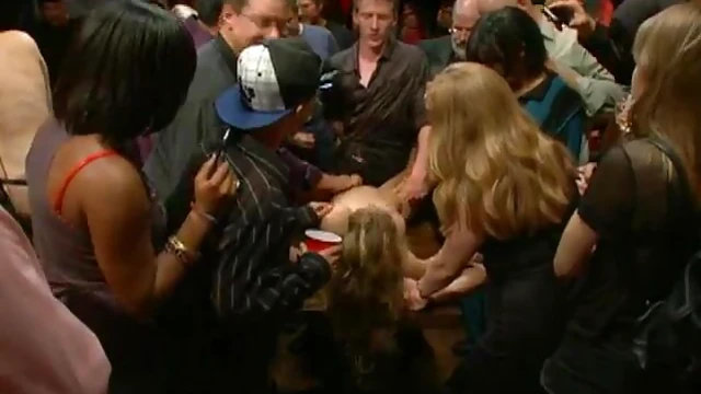 Blonde Submits to Cock & Strap-On Orgy in Hot BDSM Fuckfest Fantasy