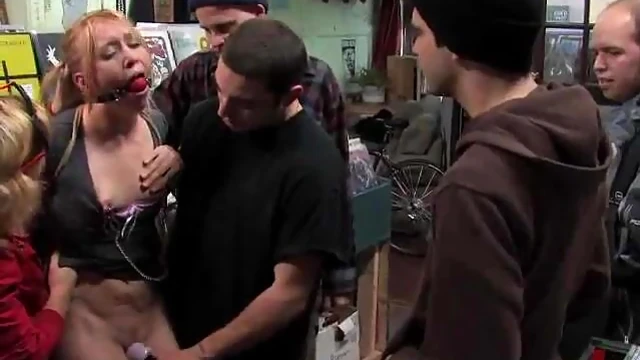 Sensuous Busty Babe Gets Fucked & Teased Hard at Hot BDSM Bash