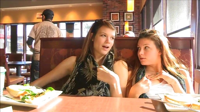 Sultry Girls Raylene & Romi Tease With Butt Flashing in Steamy Reality Clip